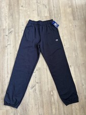 NWT Champion Black Logo Boy s Jogger Sweatpants Size Small 50