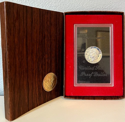 Photo of a 1972-S Eisenhower Dollar Proof from an eBay listing that sold on Jul 20, 2026