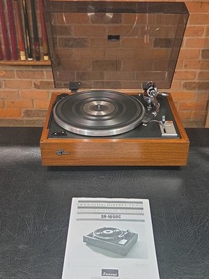 *Serviced*  Vintage Sansui SR-1050E Turntable