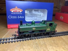 Bachmann OO Gauge 31-637 BR Lined Green 0-6-0 Class 64xx Pannier Tank Loco 6412