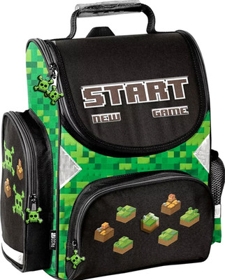 START GAME Schulranzen Ergonomisch Wasserdicht ranzen rucksack PIXEL fur JUNGEN
