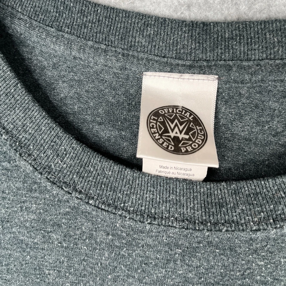 Camisa Wrestle Mania Adulto Gris 3XL Gris Estampado Gráfico Para Hombre Foto 3 de 4