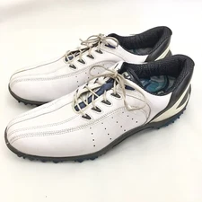 Footjoy FJ Sport Spikeless Golf Shoes White Blue Style 53147 Mens US Sz 10 M