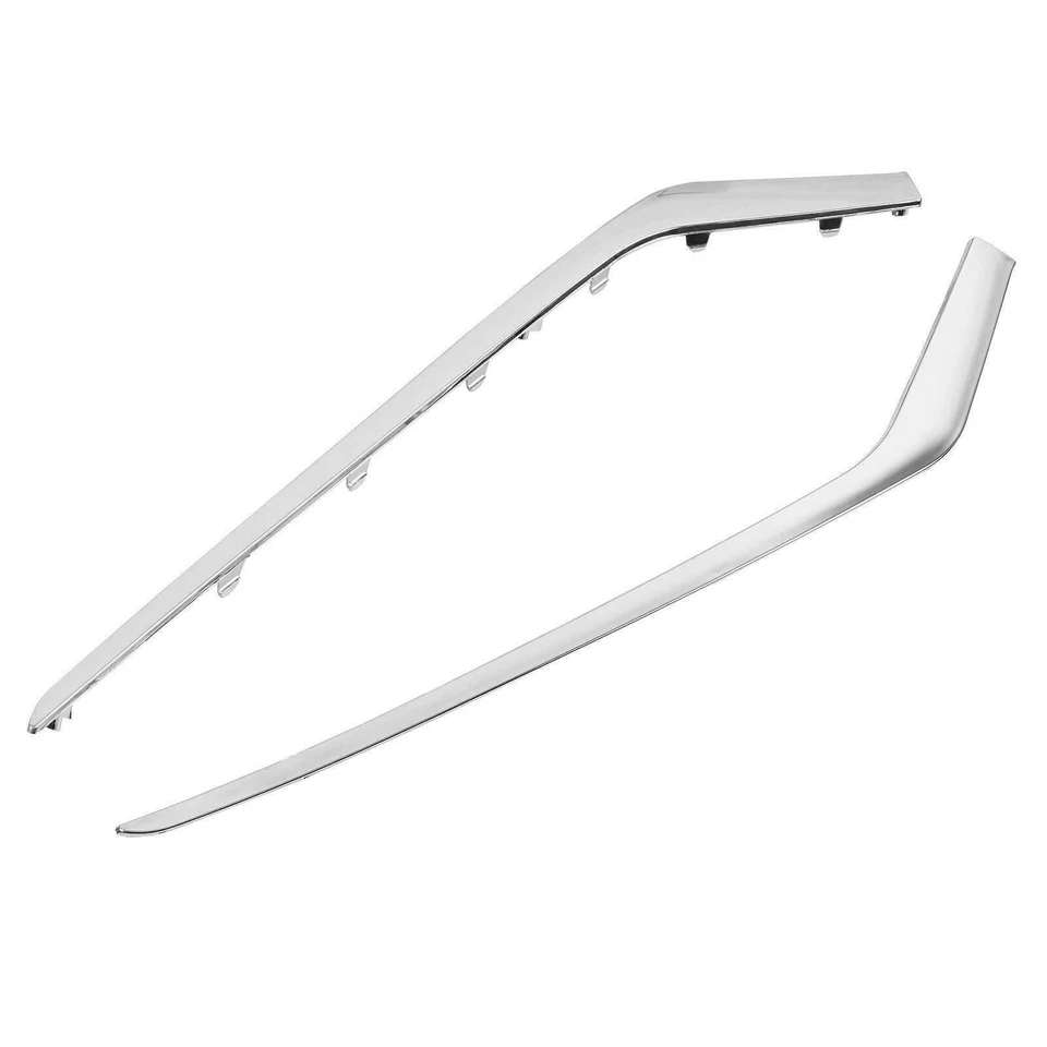 Juego de molduras cromadas para parachoques delantero inferior antiniebla para Hyundai Sonata 2018 2019 Foto 4 de 4