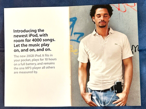 2002 Apple iPod 5GB, 10GB, or 20GB Brochure - Picture 3 of 5