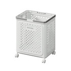Collapsible Laundry Basket with Wheel Foldable Portable Hamper for Dirty Clothes