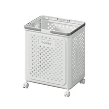 Collapsible Laundry Basket with Wheel Foldabl...