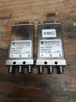 Ducommun  25656 2S6G24 RF Microwave Switch 24v dc SMA