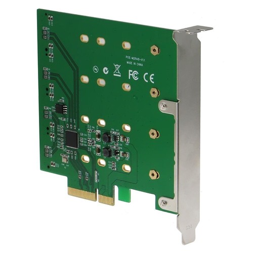 Sedna PCIe Quad M2 SSD SATA6G 4Port Schnittstellenkarten Adapter Wie Neu - Bild 4 von 6