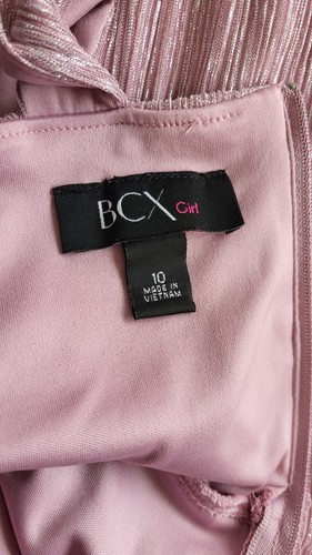 BCX Girls dress Pink Shimmer Size 10 - Picture 6 of 7