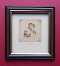TEDDY BEAR PRINT   FRAMED BY SUE WILLIS