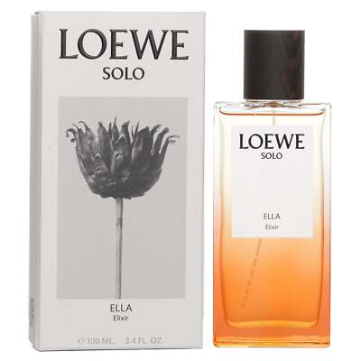 ロエベ　ソロエジャエリクシール　100ml Loewe Solo Ella Elixir Eau De Parfum Spray 100ml/3.4oz | eBay