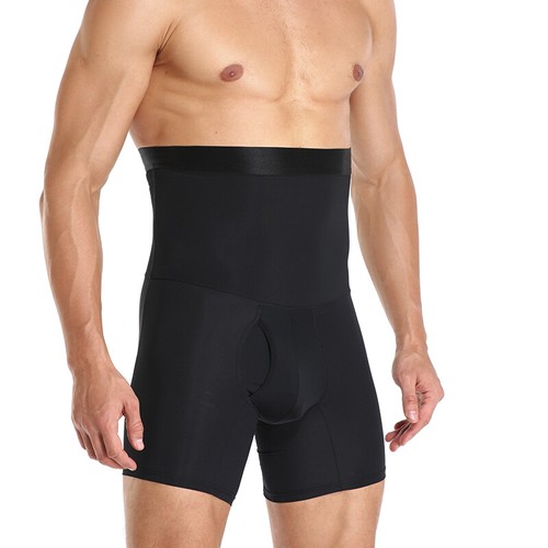 Mens Compression High Waist Boxer Shorts Belly Slim Body Shaper Sheath Pants US - 第 16/22 張圖片