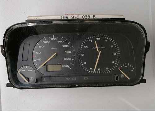 Tacho Tachometer Kombiinstrument VW Golf III 3 1H6919033B Gebraucht