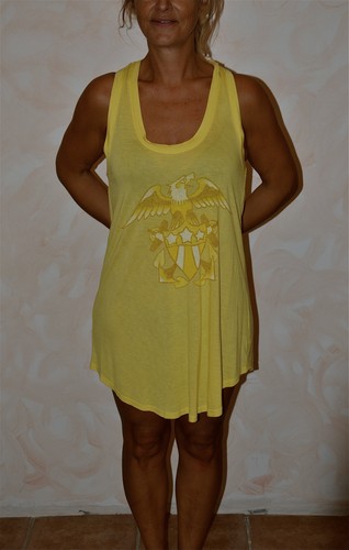 Robe ED HARDY Rose - Taille S - Motif Aigle Volant - Coupe Moulante Genou - En Rayon - NEUVE AVEC ÉTIQUETTE
