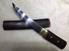 Japanese Traditional Tanto Handmade Clay Tempered T10 Steel knife Sharp*