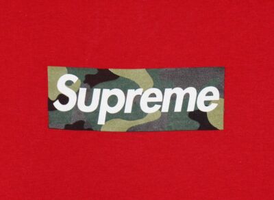 Supreme Box Logo Tee Red (23FW) | eBay