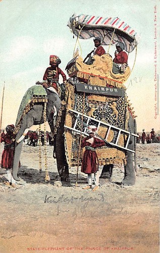 PAKISTAN - State elephant of the Prince of Khairpur - 第 1/2 張圖片