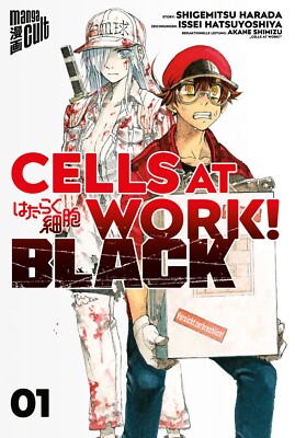 Cells at Work! Black (#1,2,3,4,5,6,7,8 - Einzelbände zur Auswahl, Manga Cult)