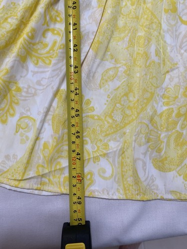 NWT Chico’s Pineapple Tiered Sea Island Paisley Lined Maxi Dress Size 2 ($169) - Picture 7 of 11