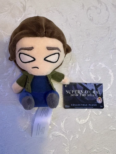 NWT Sam Winchester Supernatural Mopeez Warner Brothers 6” Plush Funko Toys