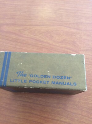 洋書 Golden Dozen Little Pocket Manuals Vintage The