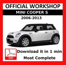OFFICIAL WORKSHOP Manual Service Repair Mini-Cooper S 2006 - 2013