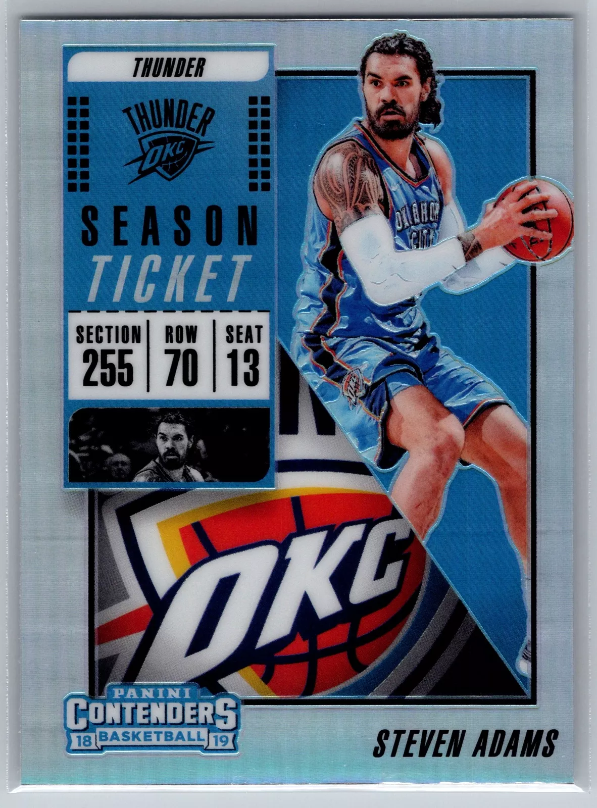 Steven Adams trading card