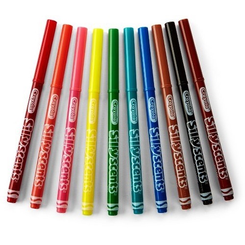 Marcadores delgados Crayola Silly Scents - paquete de 10 - nuevos - Imagen 5 de 7