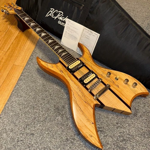 B.C. Rich Exotic Classic BICH 2008 Neck-Thru Spalted Maple w/ Gig Bag