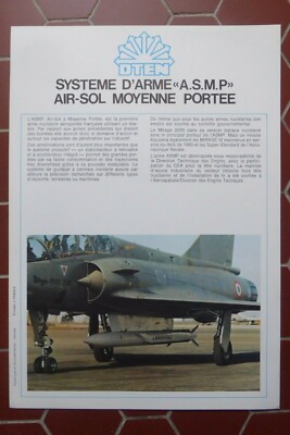 DTEN DOKUMENT WAFFENSYSTEM ASMP NUKLEARRAKETE MIRAGE 2000N