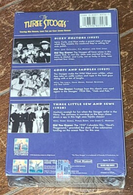 激レア、1996 THREE STOOGES The Three Stooges: Dizzy Doctors (VHS, 1996, Columbia/TriStar) | eBay