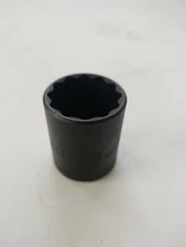 PROTO J5436B Socket, Steel, Blk Oxd, 1 1/8 in QTY 2