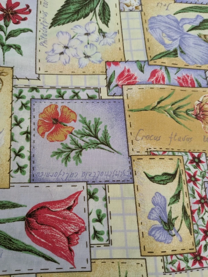 Signature Classics by Oakhurst Textiles "Flower Boxes" Cotton Fabric 47" x 42" - Image 2 of 4