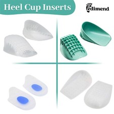 Pedimend Tuli's Orthotic Heel Support Shoe Pads Heel Cup for Plantar Fasciitis