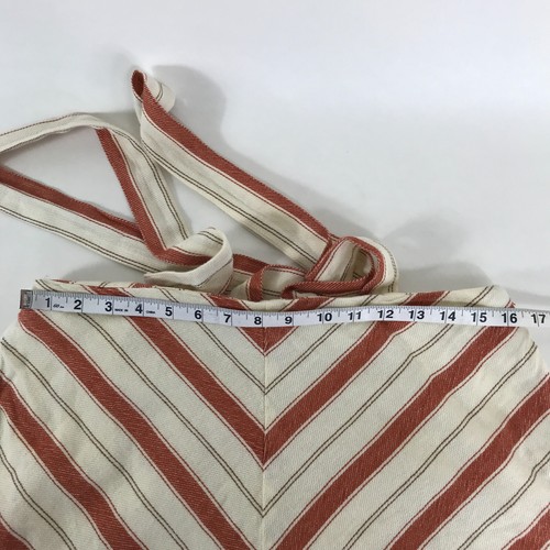 NEW Urban Outfitters Maisy Striped Shortall Overalls Size Large Cotton Pockets - Picture 6 of 13