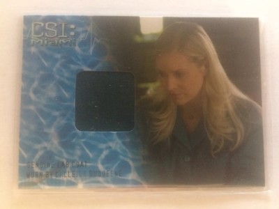 CSI: Miami Emily Procter as Calleigh Duquesne Lab Coat Costume Card CSI-MC1
