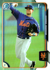 2015 Bowman Chrome Draft Refractors #40 Chase Ingram RC New York Mets
