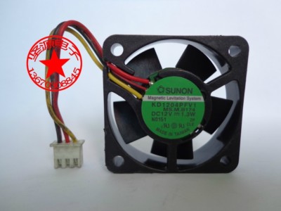 SUNON KD1204PFV1 4010 40mm x 40mm x 10mm Cooler Cooling Fan 12V 1.3W 3Pin