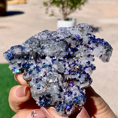 152G Natural Colorful Chalcopyrite Calci Crystal ClustRare Mineral Specimen - 第 20/21 張圖片
