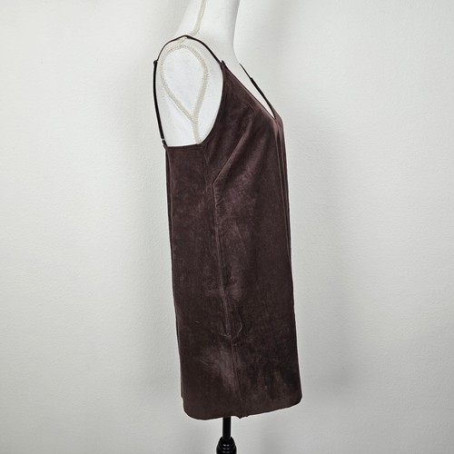 Wilfred Free Vestito Donna Marrone Medio Ecopelle Scamosciata Slip Cioccolato Minimalista - Foto 6 di 17