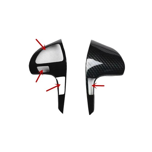 For Toyota Camry 6th 2006-2011 ABS Carbon Fiber Interior Cover Trims Stickers - Picture 29 of 36