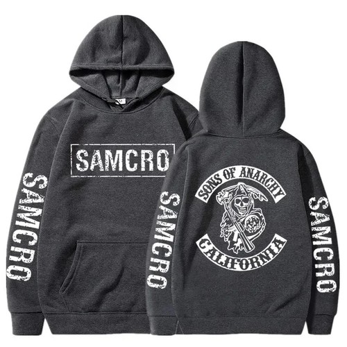 Sons of Anarchy SAMCRO Gráfico Sudadera con Capucha Hombre Ropa de Calle Otoño Hombres Mujeres Alto - Imagen 20 de 23