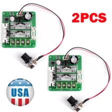 2pc 15A 6V-90V Pulse Width Modulators For PWM Stepless DC Motor Speed Controller