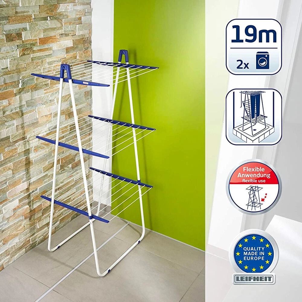 LEIFHEIT PEGASUS 190 TOWER FREE STANDING CLOTHES LAUNDRY DRYER RACK 4006501814357 |