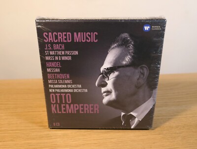 Otto Klemperer Sacred Music 8 CD Warner Classics  *NEW & SEALED*