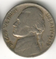 USA - 1939P - Jefferson - 1st portrait - Low Mintage, No Mint Mark - #14054RG