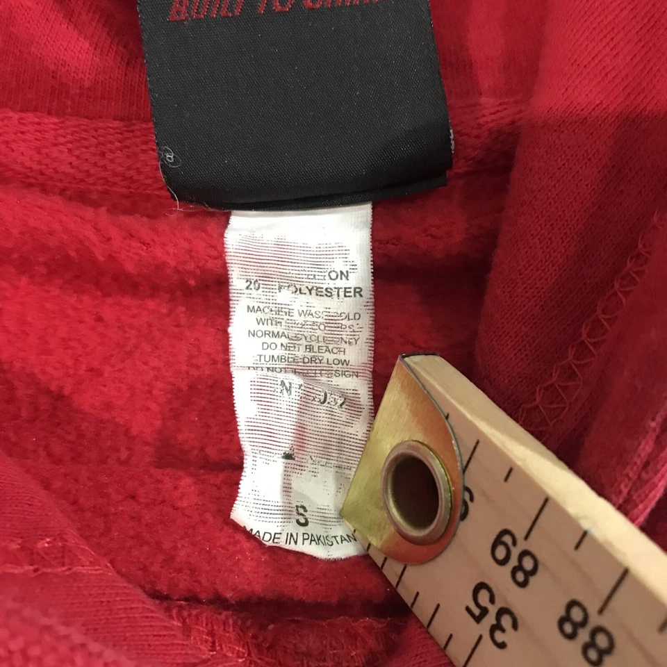 Independent Trucks Sudadera con Capucha Para Hombre Pequeña Monopatín Años 90 Y2K Rojo Skate Grunge Core Foto 4 de 4