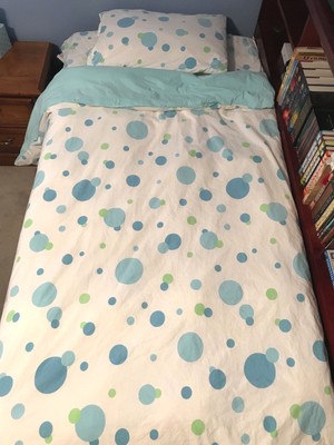 Lot Pottery Barn Teen Bedding Pb Twin Set Bubble Dot Comforter
