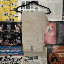 Vintage 70s 80s Levis Cream Corduroy RARE White Tab Made in USA